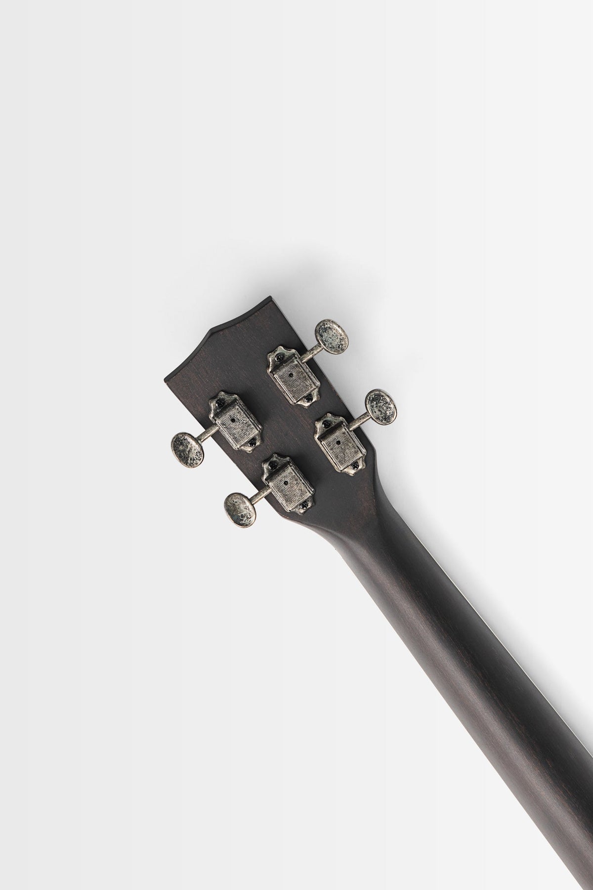 Kala KA-RES-MBK-B-E Matte Black Baritone Resonator Ukulele with EQ With Bag