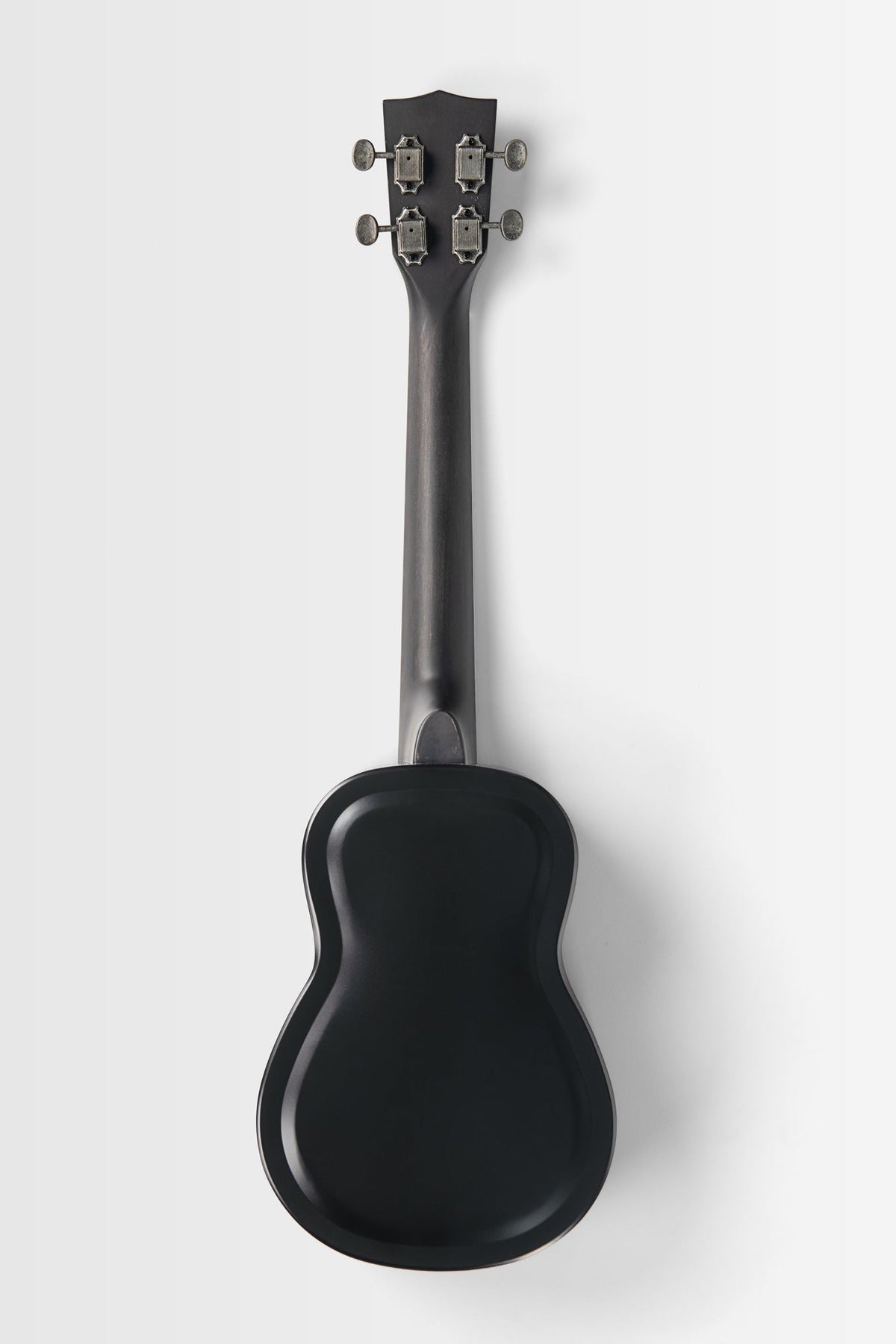 Kala KA-RES-MBK-T-E Matte Black Tenor Resonator Ukulele with EQ With Bag