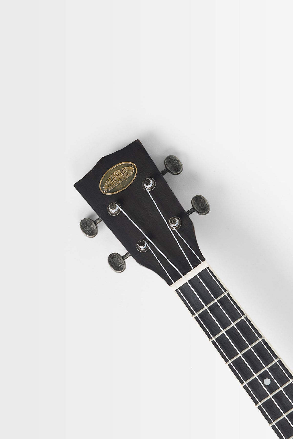 Kala KA-RES-MBK-T-E Matte Black Tenor Resonator Ukulele with EQ With Bag