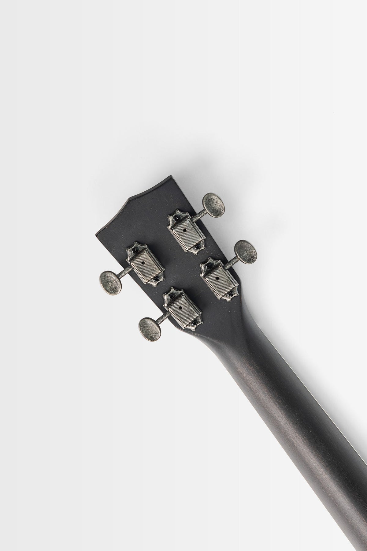 Kala KA-RES-MBK-T-E Matte Black Tenor Resonator Ukulele with EQ With Bag