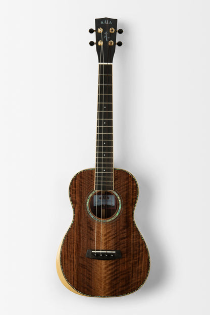Kala KA-WCW-WAL-B West Coast Woods Walnut Top Baritone Ukulele With Bag