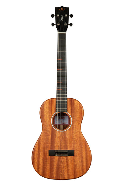 Kala KA-WF-AMHG-B All Solid Mahogany Waterfall Baritone Ukulele With Bag