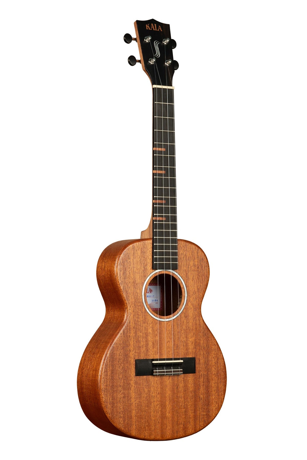 Kala KA-WF-AMHG-T All Solid Mahogany Waterfall Tenor Ukulele With Bag