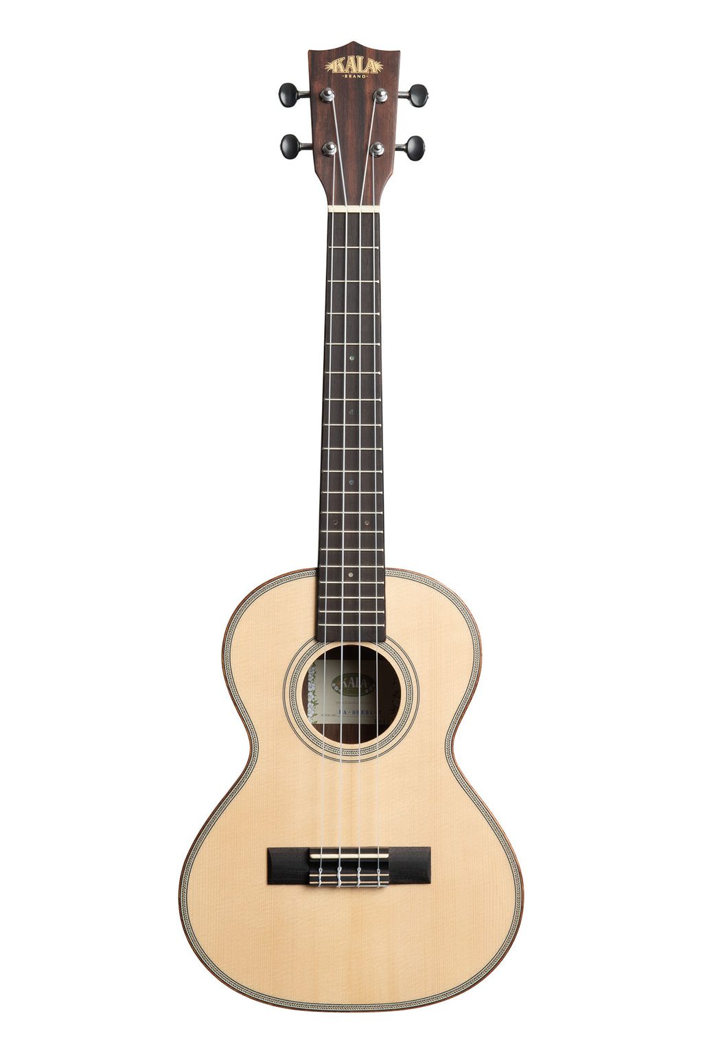 KAKA  KA-SSEBY-T SOLID SPRUCE TOP STRIPED EBONY TENOR UKULELE