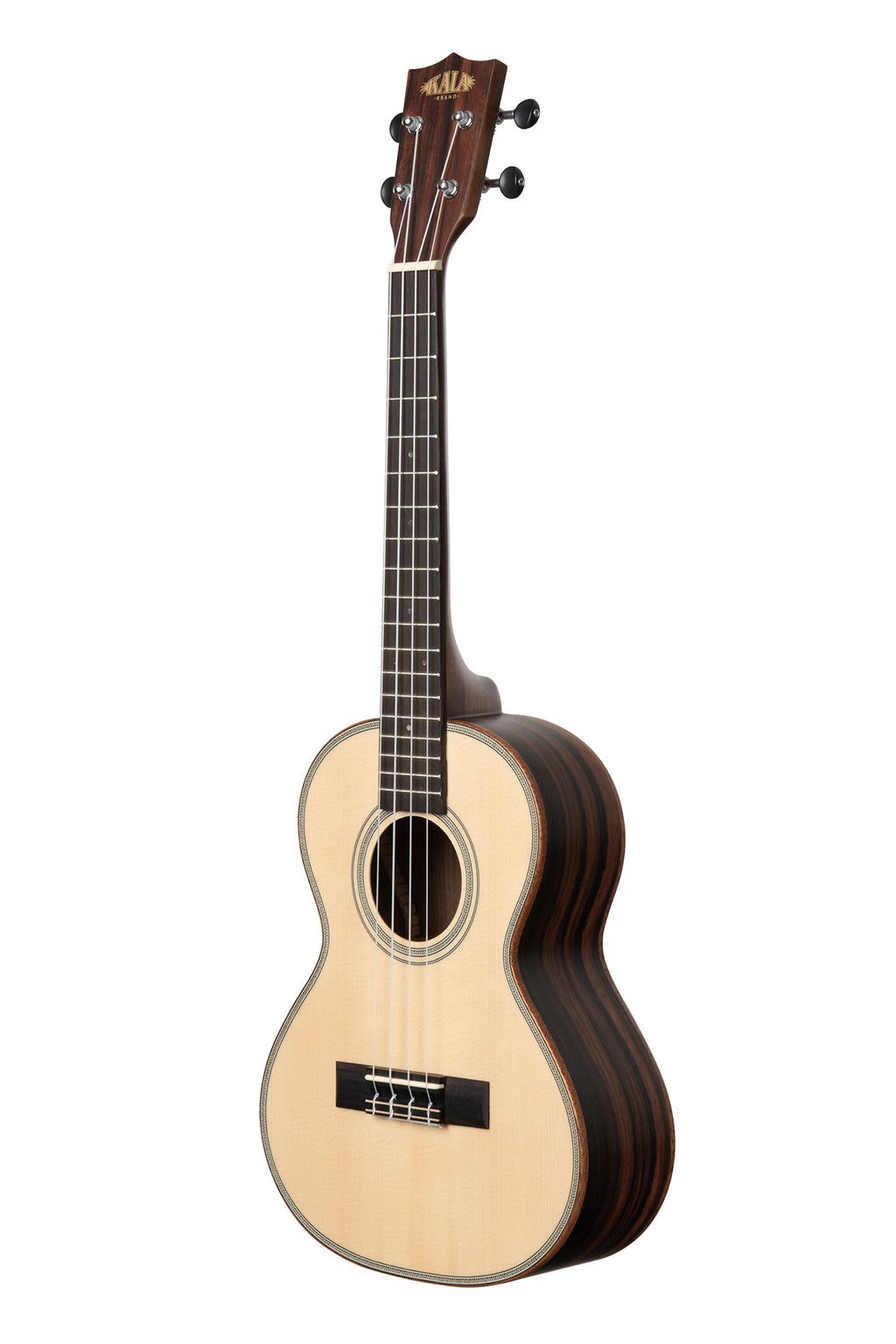 KAKA  KA-SSEBY-T SOLID SPRUCE TOP STRIPED EBONY TENOR UKULELE