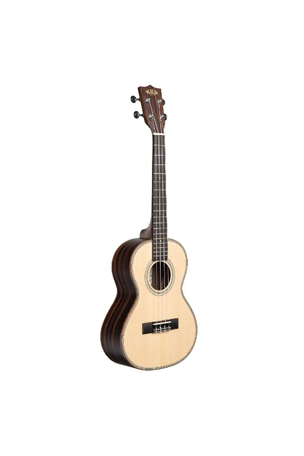 KAKA  KA-SSEBY-T SOLID SPRUCE TOP STRIPED EBONY TENOR UKULELE