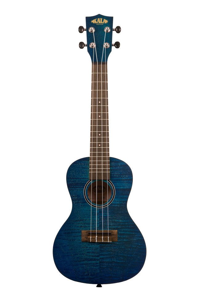 KALA KA-CEMB BLUE EXOTIC MAHOGANY CONCERT UKULELE