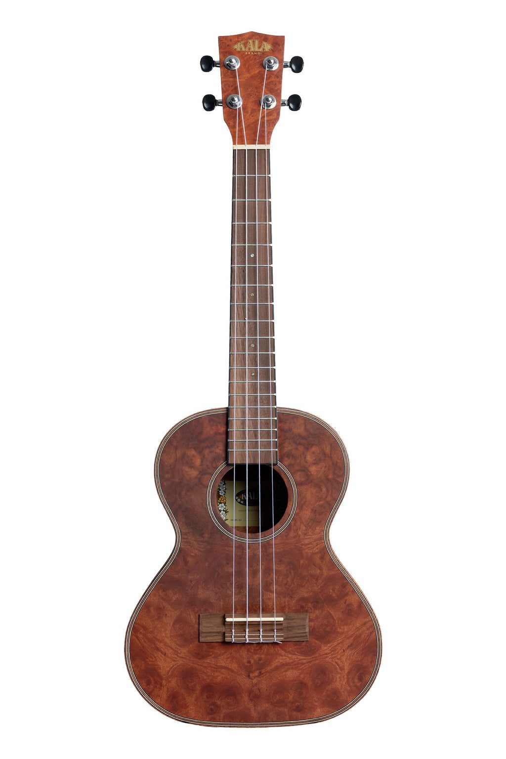 KALA KA-CHOC-BUR-T CHOCOLATE EXOTIC BURL TENOR UKULELE