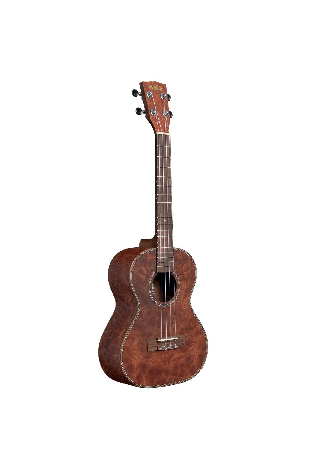 KALA KA-CHOC-BUR-T CHOCOLATE EXOTIC BURL TENOR UKULELE