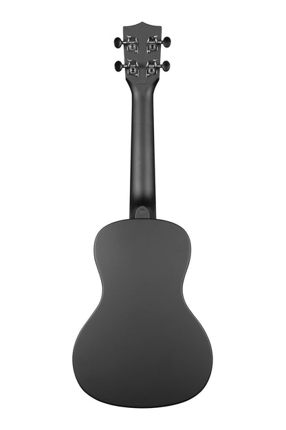 KALA KA-CWB-BK BLACK CONCERT WATERMAN UKULELE