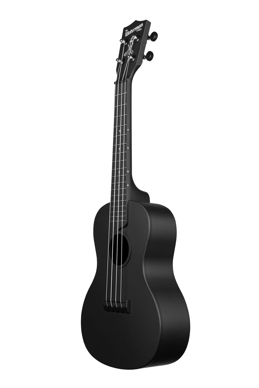 KALA KA-CWB-BK BLACK CONCERT WATERMAN UKULELE