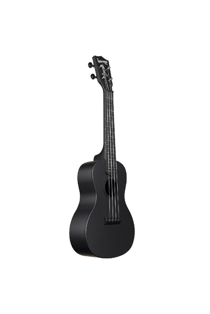 KALA KA-CWB-BK BLACK CONCERT WATERMAN UKULELE