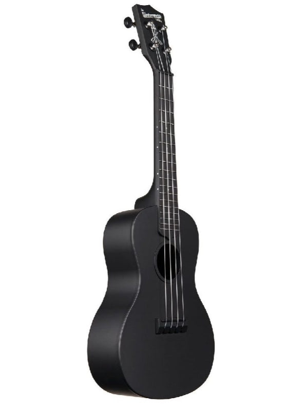 KALA KA-CWB-BK BLACK CONCERT WATERMAN UKULELE