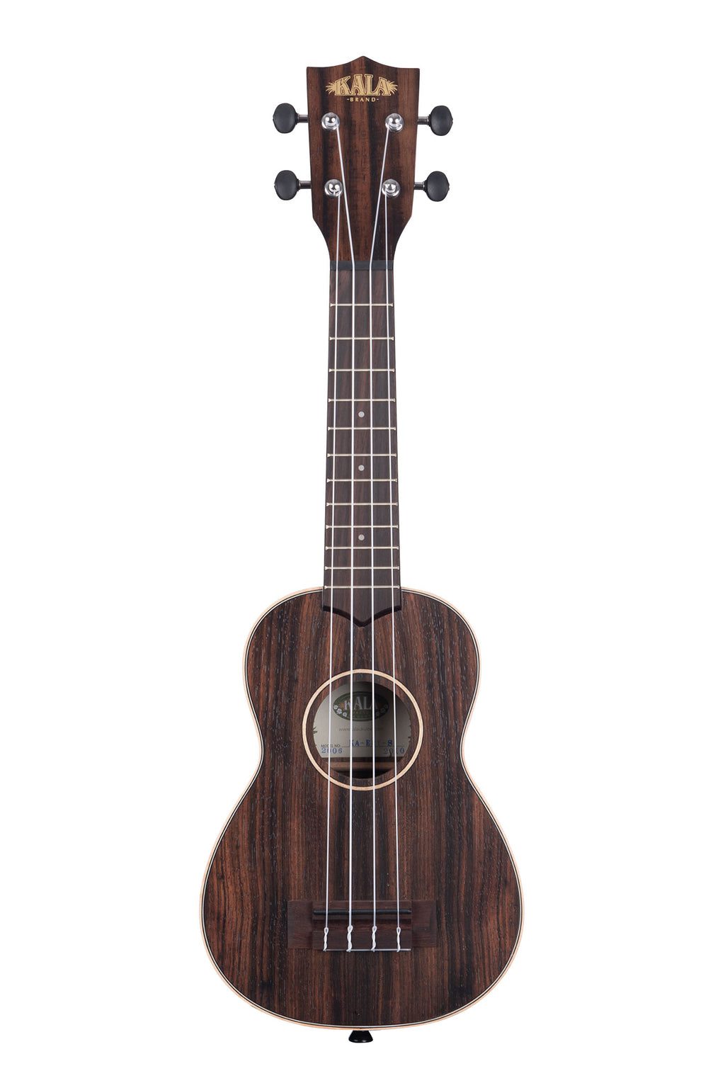 KALA KA-EBY-S STRIPED EBONY SOPRANO UKULELE