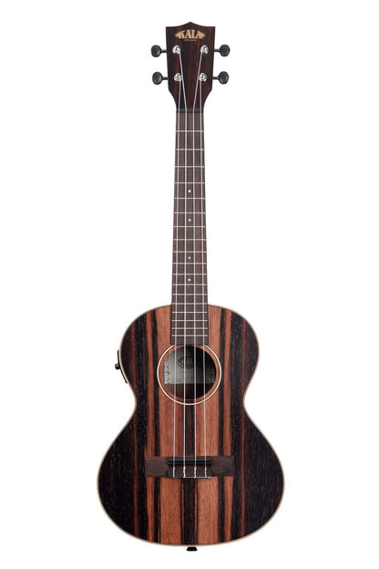 KALA KA-EBY-TE STRIPED EBONY TENOR W/ EQ UKULELE