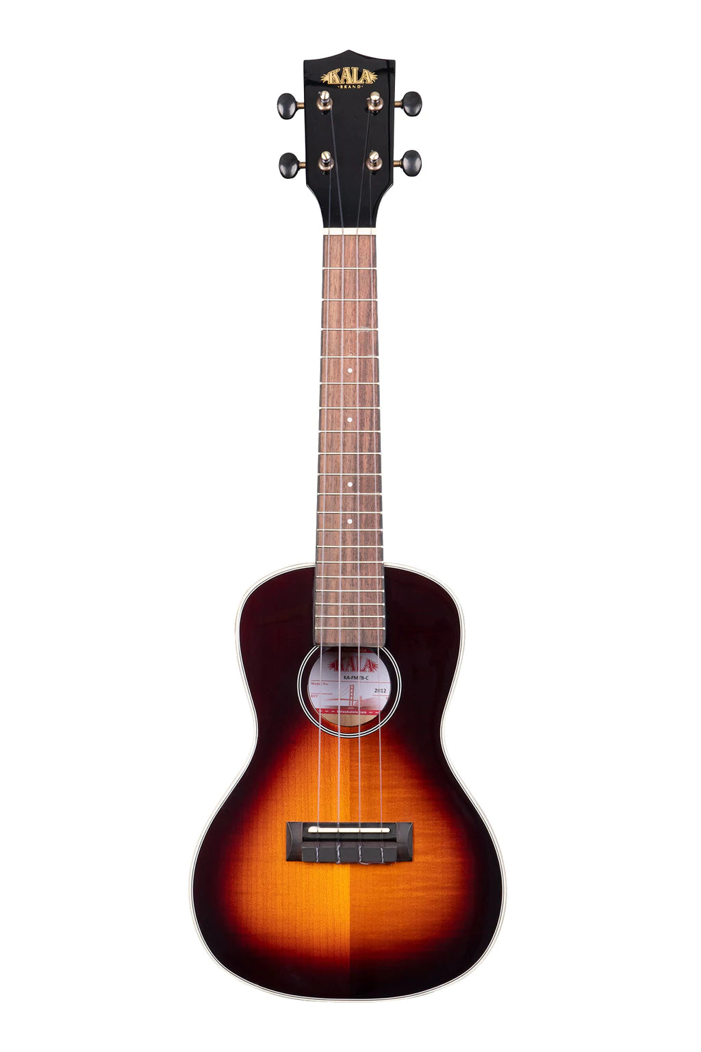 KALA KA-FMTB-C GLOSS FLAME MAPLE TOBACCO BURST CONCERT UKULELE