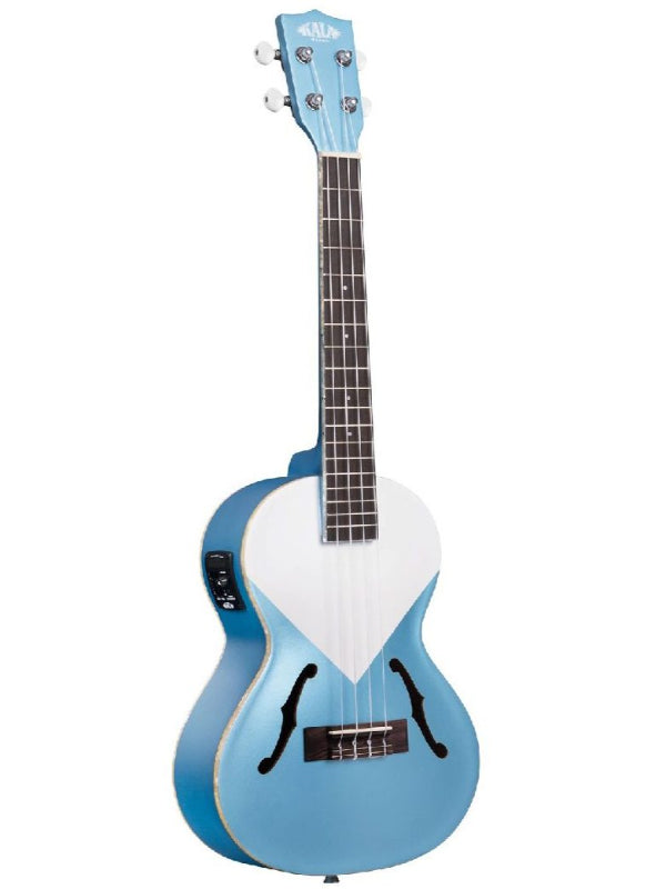 Kala KA-JTE-LSBL Lake Shore Blue Archtop Tenor Ukulele