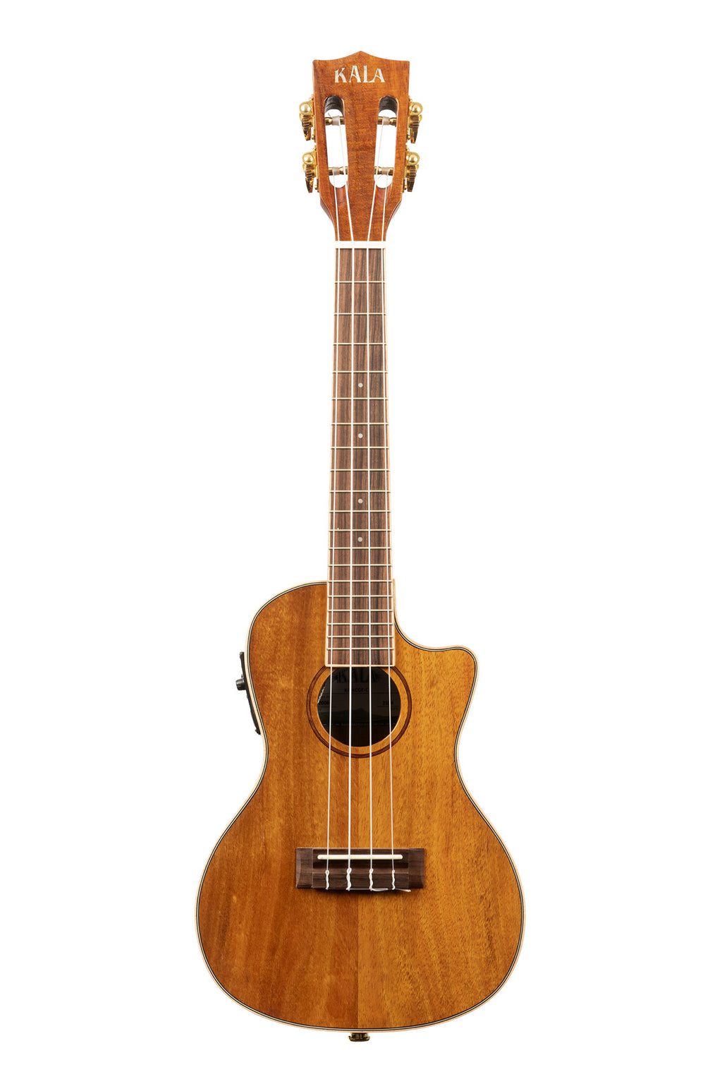 KALA KA-KCGE-C HAWAIIAN KOA GLOSS CONCERT CUTAWAY W/ EQ UKULELE