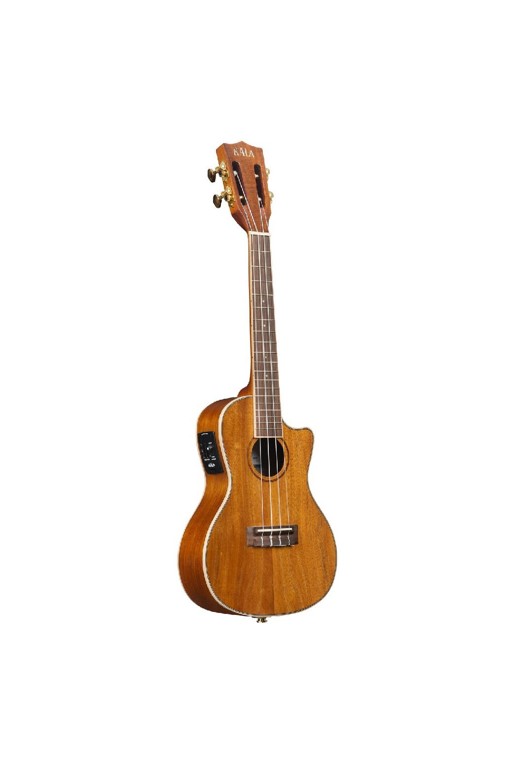 KALA KA-KCGE-C HAWAIIAN KOA GLOSS CONCERT CUTAWAY W/ EQ UKULELE