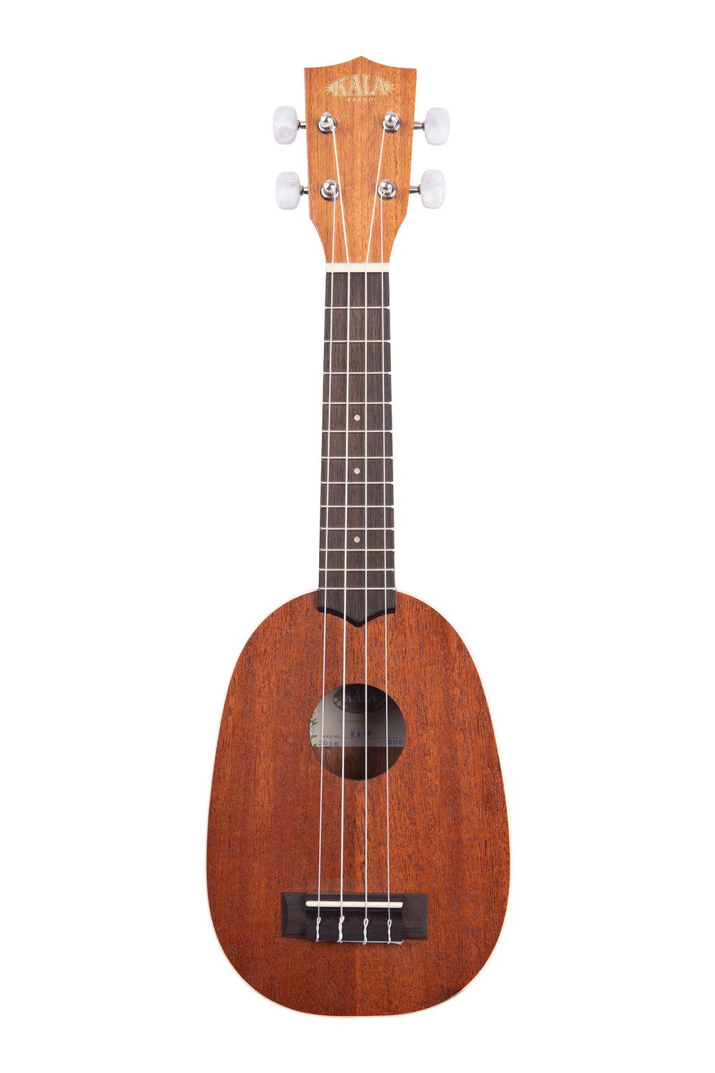 KALA KA-P SATIN MAHOGANY SOPRANO PINEAPPLE UKULELE