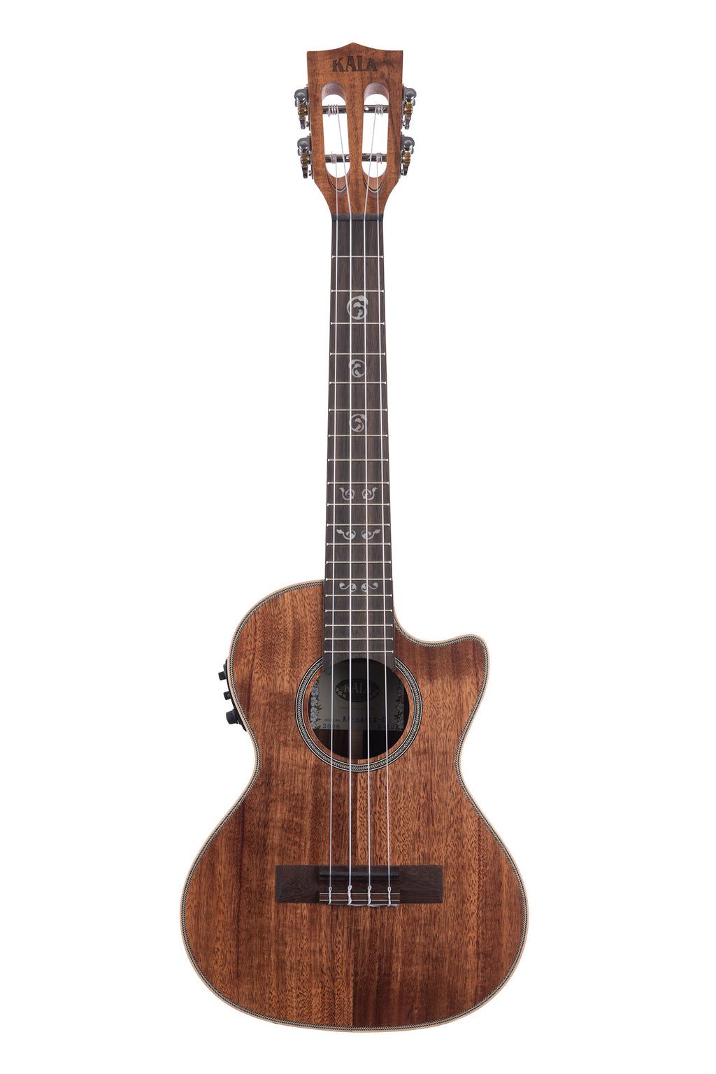 KALA KA-SA-TE-C SOLID ACACIA TENOR CUTAWAY W/ EQ