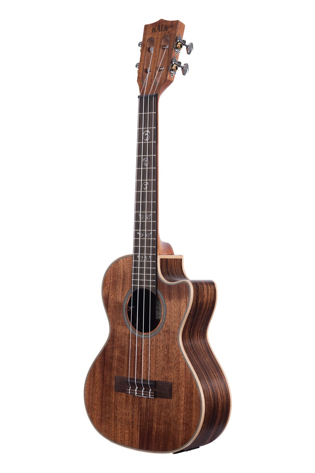 KALA KA-SA-TE-C SOLID ACACIA TENOR CUTAWAY W/ EQ