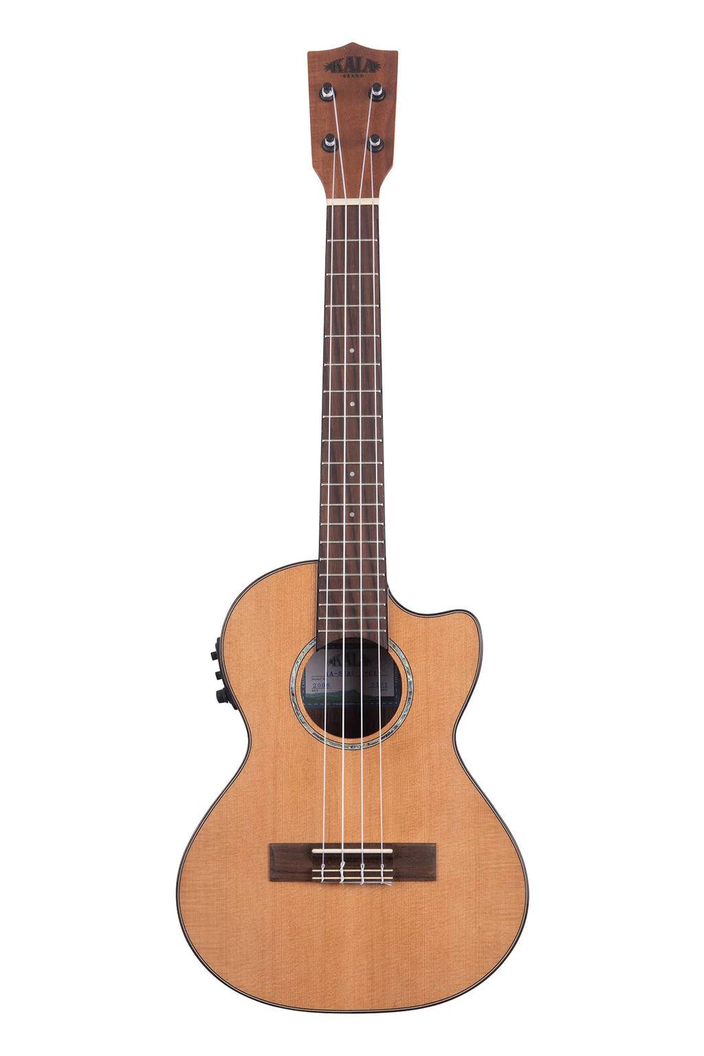 KALA KA-SCAC-T-CE GLOSS SOLID CEDAR TOP ACACIA TENOR WITH CUTAWAY &amp; EQ UKULELE