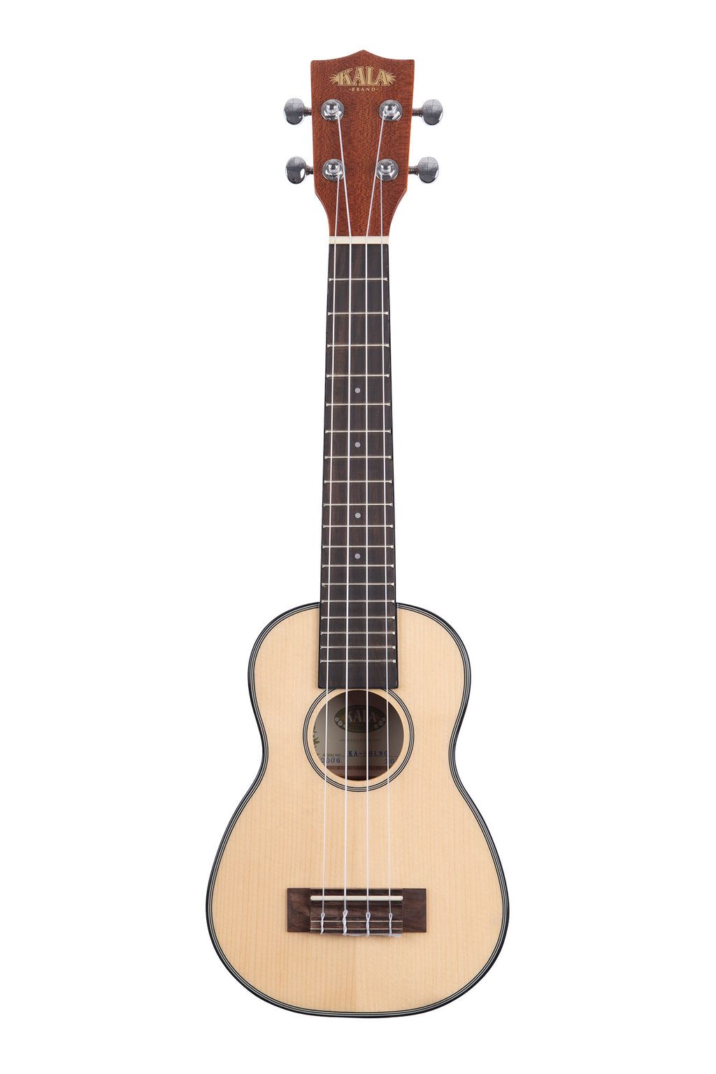 KALA KA-SSLNG SOLID SPRUCE MAHOGANY LONG NECK SOPRANO UKULELE