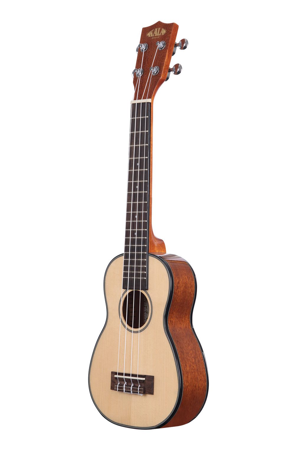 KALA KA-SSLNG SOLID SPRUCE MAHOGANY LONG NECK SOPRANO UKULELE