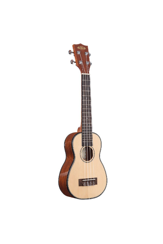 KALA KA-SSLNG SOLID SPRUCE MAHOGANY LONG NECK SOPRANO UKULELE