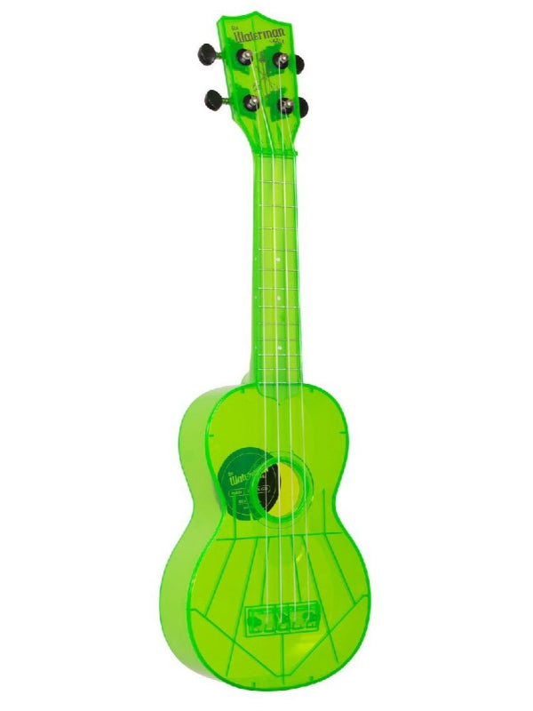 Kala KA-SWF-GN Fluorescent Sour Apple Green Soprano Waterman Ukulele