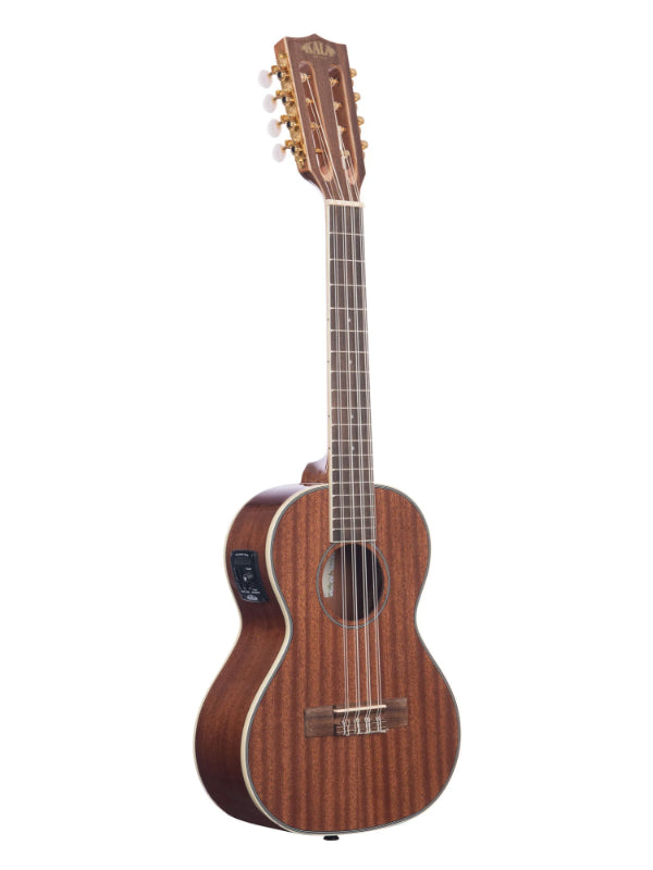 Kala KA-8E Gloss Mahogany Tenor 8-String W/ EQ Ukulele