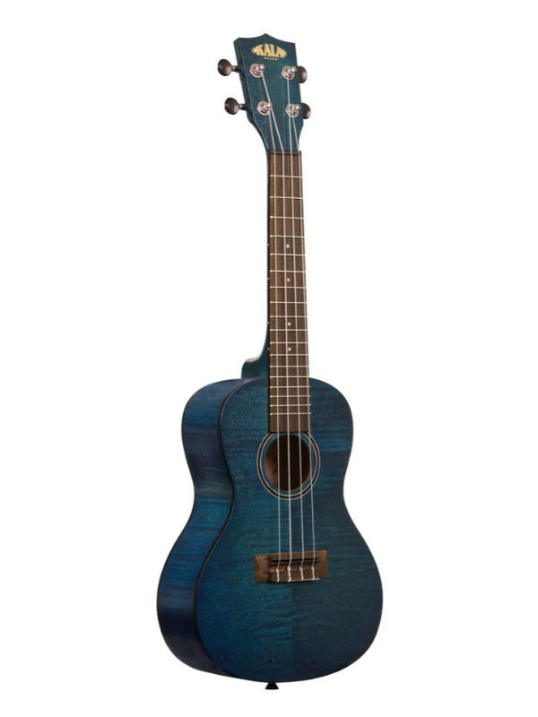 Kala KA-CEMB Blue Exotic Mahogany Concert Ukulele