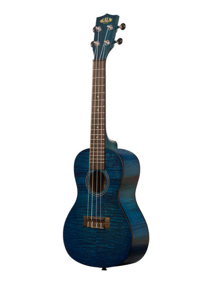KALA KA-CEMB BLUE EXOTIC MAHOGANY CONCERT UKULELE