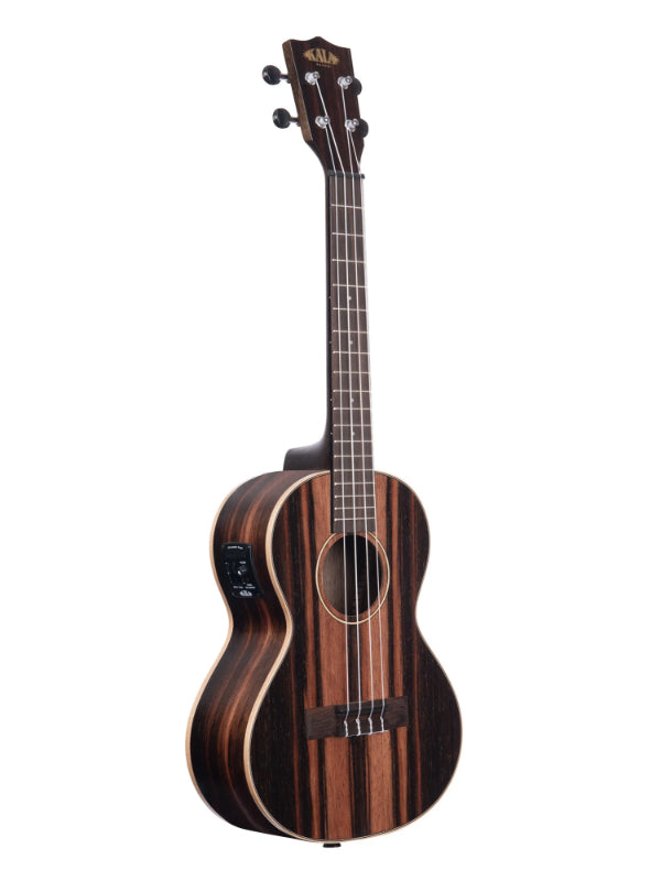 Kala KA-EBY-TE Striped Ebony Tenor W/ EQ Ukulele
