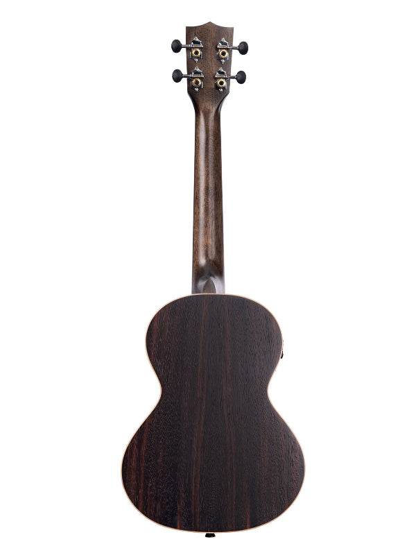 KALA KA-EBY-TE STRIPED EBONY TENOR W/ EQ UKULELE