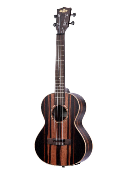 KALA KA-EBY-TE STRIPED EBONY TENOR W/ EQ UKULELE