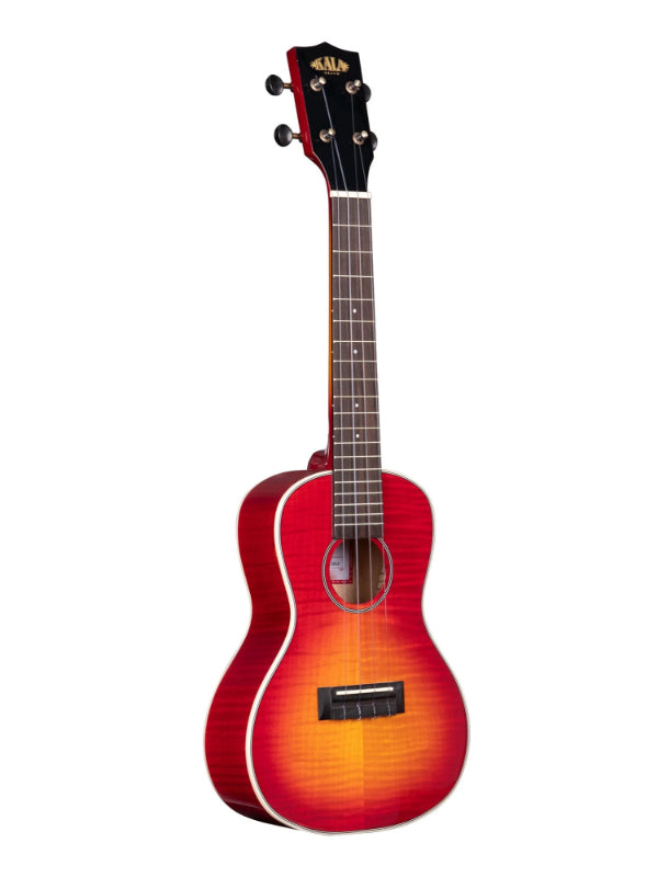 Kala KA-FMCB-C Gloss Flame Maple Cherry Burst Concert Ukulele