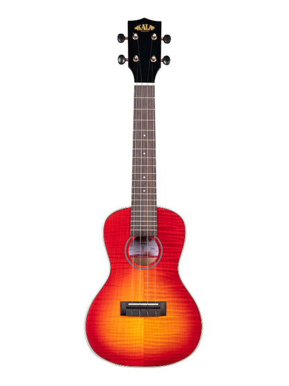 KALA KA-FMCB-C GLOSS FLAME MAPLE CHERRY BURST CONCERT