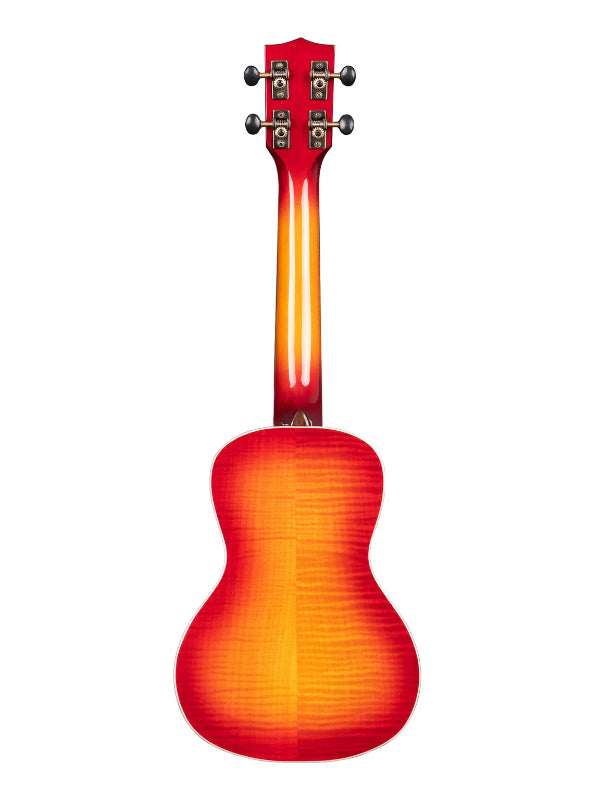 KALA KA-FMCB-C GLOSS FLAME MAPLE CHERRY BURST CONCERT