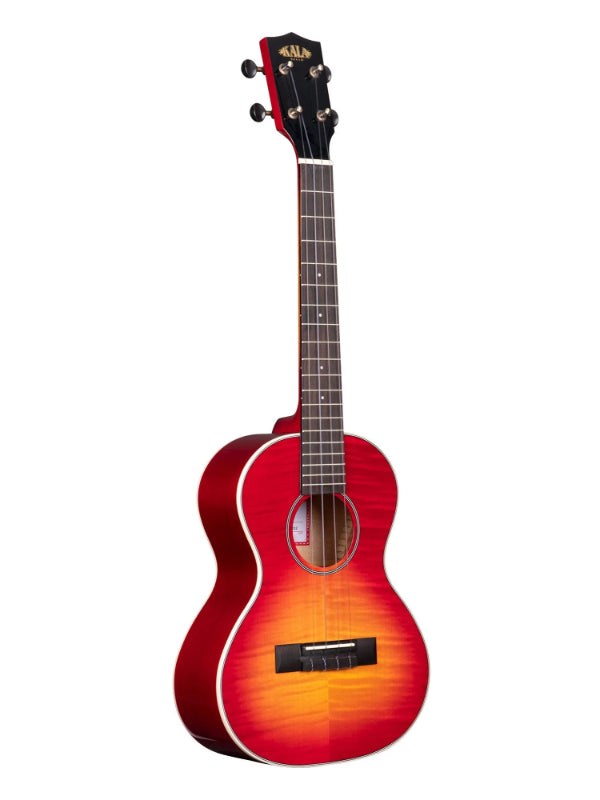 Kala KA-FMCB-T Gloss Flame Maple Cherry Burst Tenor Ukulele