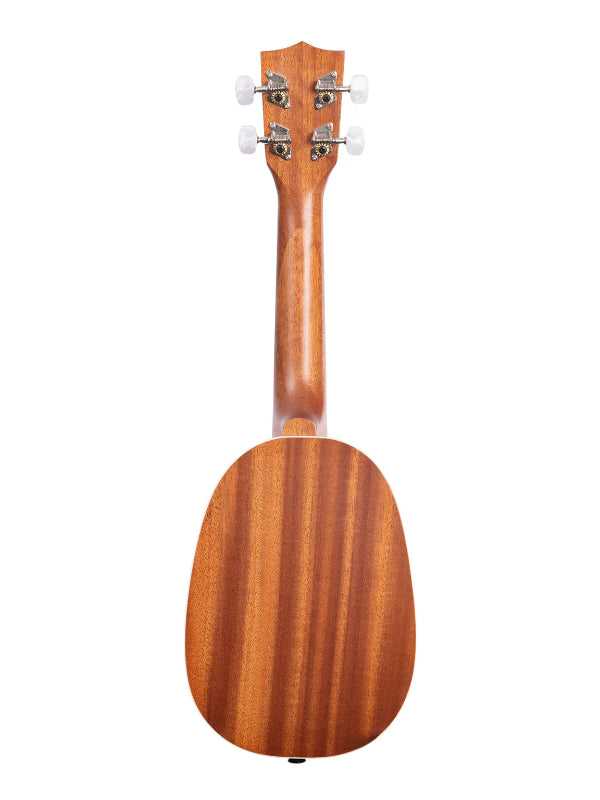 KALA KA-P SATIN MAHOGANY SOPRANO PINEAPPLE UKULELE
