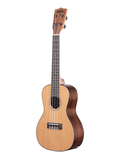 Kala KA-SCAC-C Gloss Solid Cedar Top Acacia Concert Ukulele