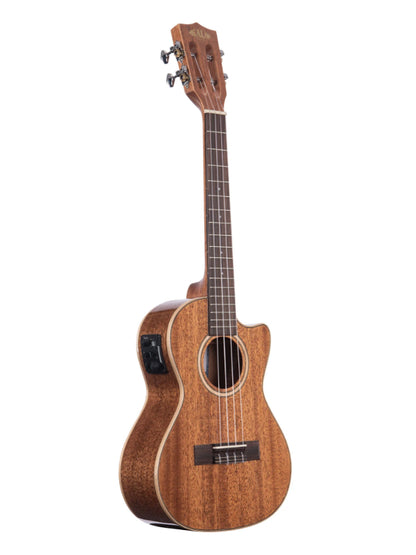 KALA KA-SMH-TG-CE ALL SOLID GLOSS MAHOGANY TENOR CUTAWAY W/ EQ UKULELE