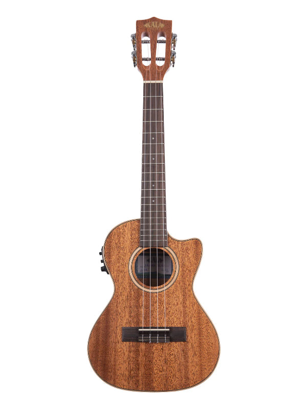 KALA KA-SMH-TG-CE ALL SOLID GLOSS MAHOGANY TENOR CUTAWAY W/ EQ UKULELE