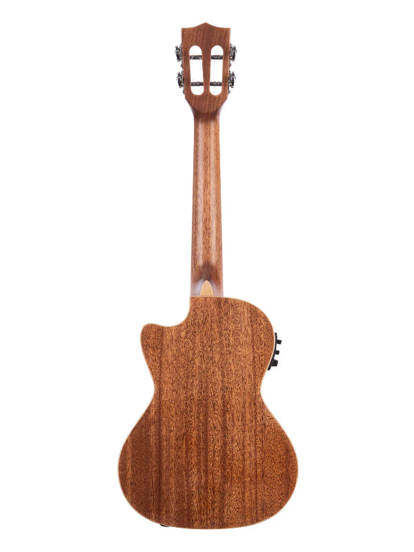 KALA KA-SMH-TG-CE ALL SOLID GLOSS MAHOGANY TENOR CUTAWAY W/ EQ UKULELE