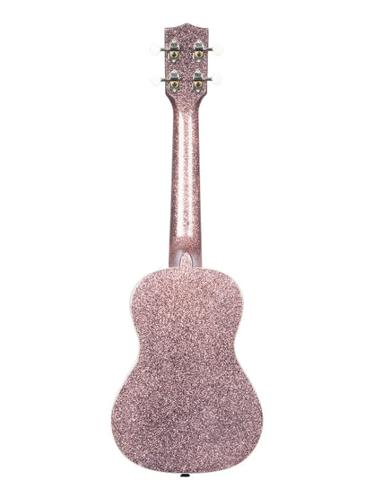 KALA KA-SPRK-PINK  PINK CHAMPAGNE SPARKLE CONCERT UKULELE