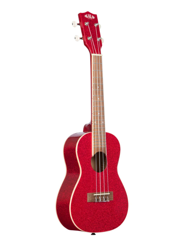 Kala KA-SPRK-RED Ritzy Red Sparkle Concert Ukulele