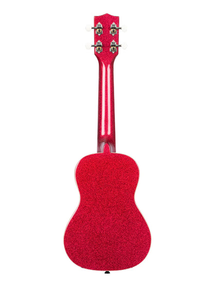 KALA KA-SPRK-RED RITZY RED SPARKLE CONCERT UKULELE