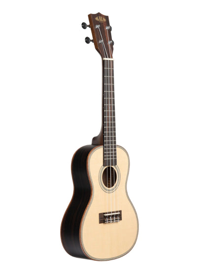KALA KA-SSEBY-C SOLID SPRUCE TOP STRIPED EBONY CONCERT UKULELE
